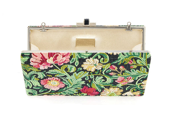 Judith Leiber Sleek Rectangle Radiant Vines