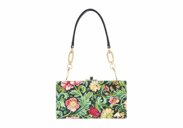 Judith Leiber Sleek Rectangle Radiant Vines