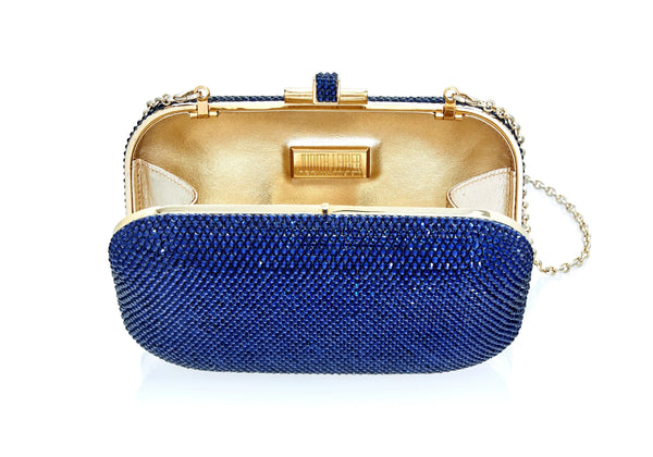 judith leiber Slide Lock Navy