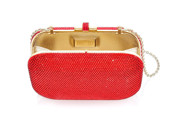judith leiber Slide Lock Red