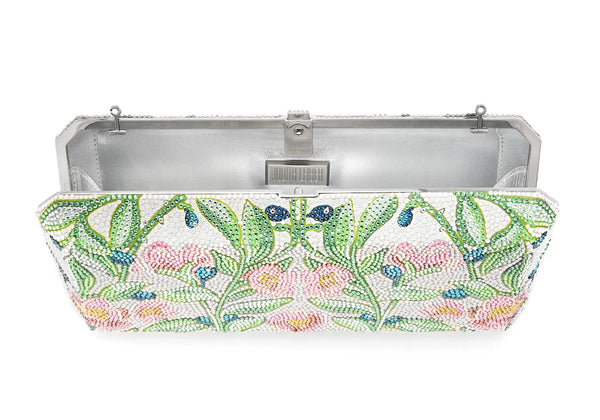 Judith Leiber Slim Rectangle Flowery Dale