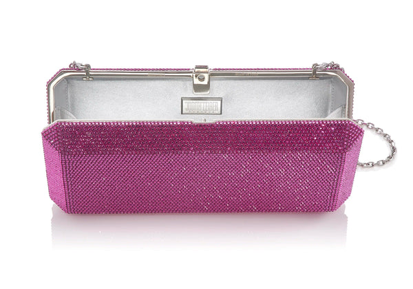 judith leiber Slim Rectangle Fuchsia