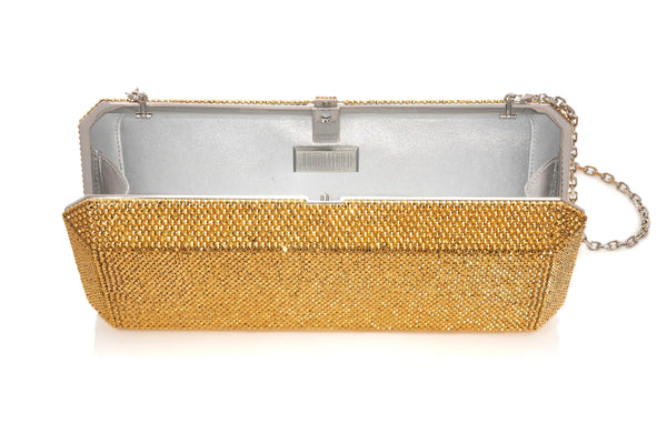 judith leiber Slim Rectangle Gold