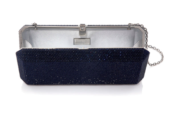 judith leiber Slim Rectangle Navy