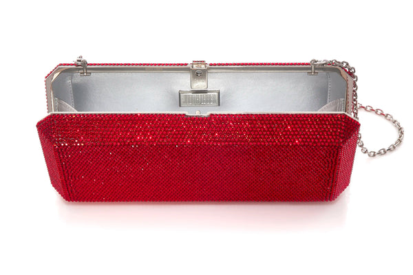 judith leiber Slim Rectangle Red