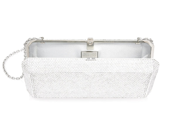 Judith Leiber Slim Rectangle Silver