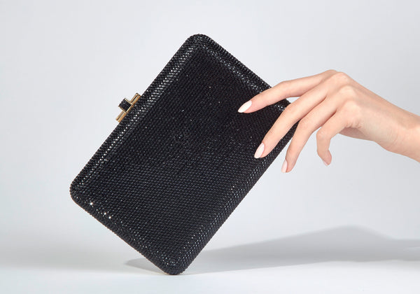 Judith Leiber Slim Slide Black