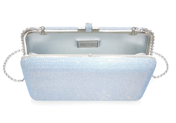 Judith Leiber Slim Slide Blue Opal