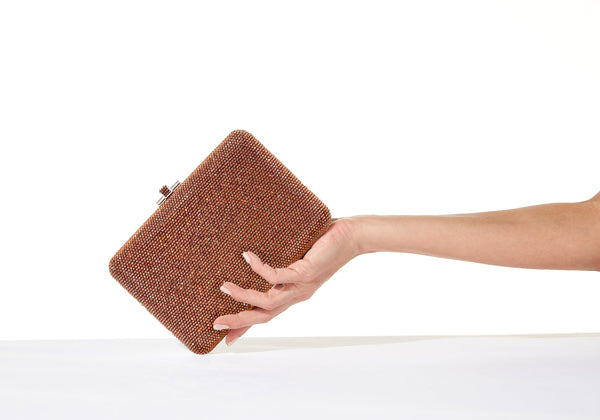 judith leiber Slim Slide Brown