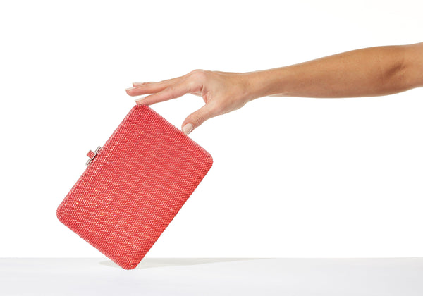 judith leiber Slim Slide Coral