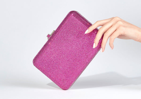 judith leiber Slim Slide Fuchsia