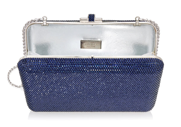 Judith Leiber Slim Slide Navy