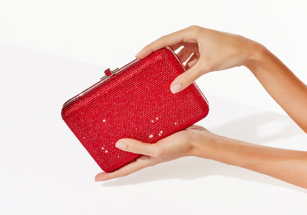 judith leiber Slim Slide Red