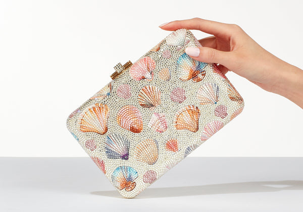 judith leiber Slim Slide Shell Beachcomber