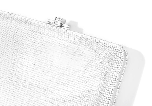 Judith Leiber Slim Slide Silver