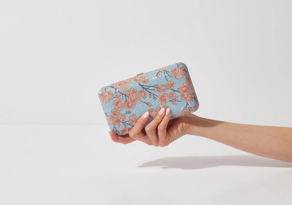 judith leiber Smooth Rectangle Spring Cherry