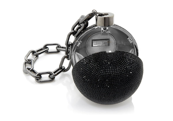 Judith Leiber Sphere Ball And Chain Black