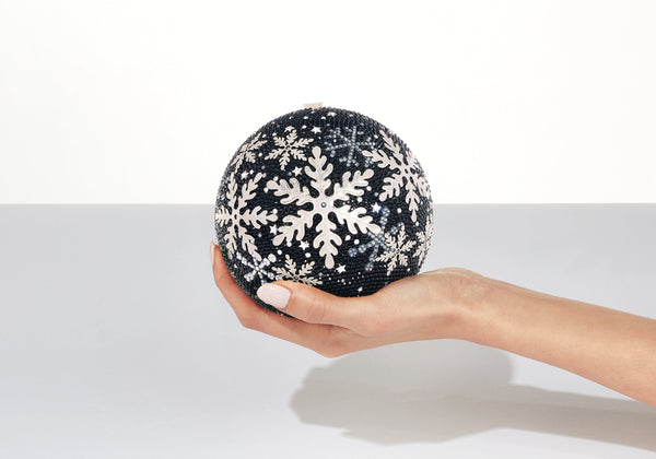judith leiber Sphere Snowy Night