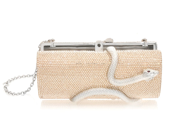 Judith Leiber Spiral Snake Cylinder Prosecco