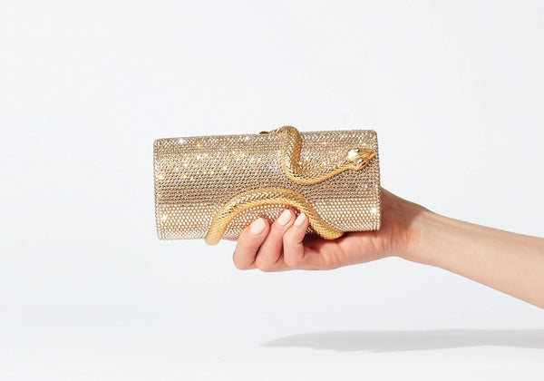 judith leiber Spiral Snake Cylinder Prosecco