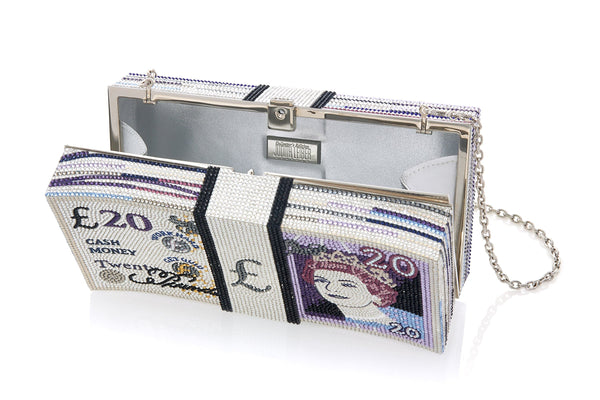 Judith Leiber Stack Of Cash 20 Pound Note