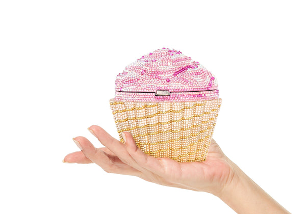 judith leiber Strawberry Cupcake