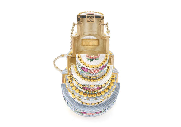 Judith Leiber Tiered Cake Tie The Knot