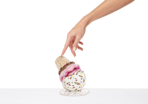 judith leiber Upside Down Cone Oops