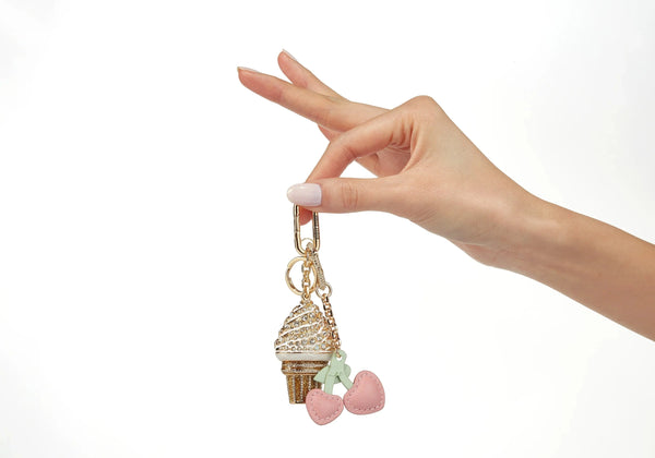 judith leiber Vanilla Ice Cream Charm Set