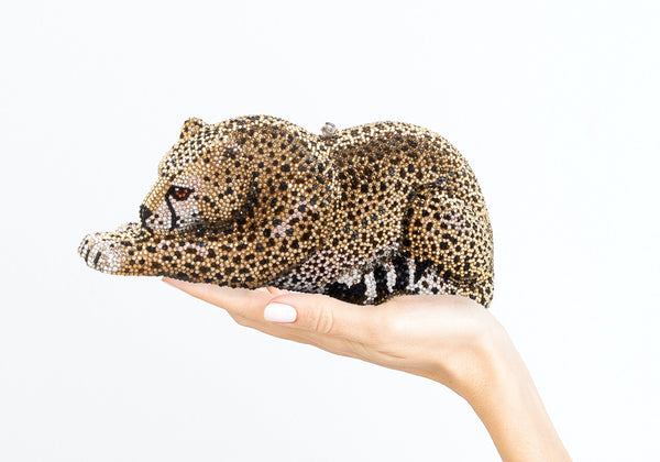 judith leiber Wildcat Chiquita Clutch