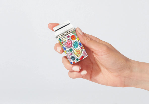 judith leiber Prescription Bottle Pillbox Heart Pills