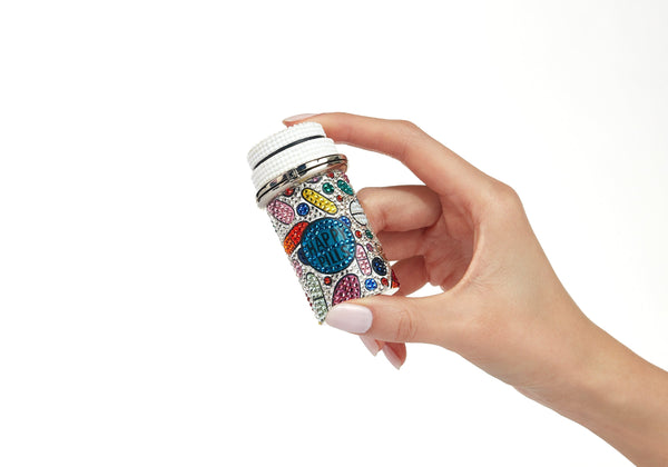 judith leiber Prescription Bottle Pillbox Pill Popper