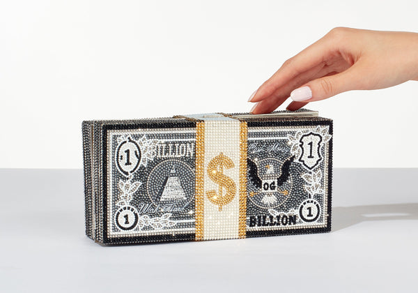 judith leiber Stack of Cash Billions - Judith Leiber Designer Money Bag