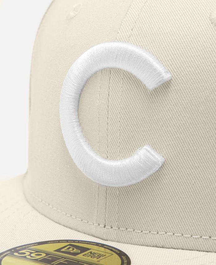 Juice Coconut Chicago Cubs Cooperstown Light Cream 59Fifty Cap (Beige)