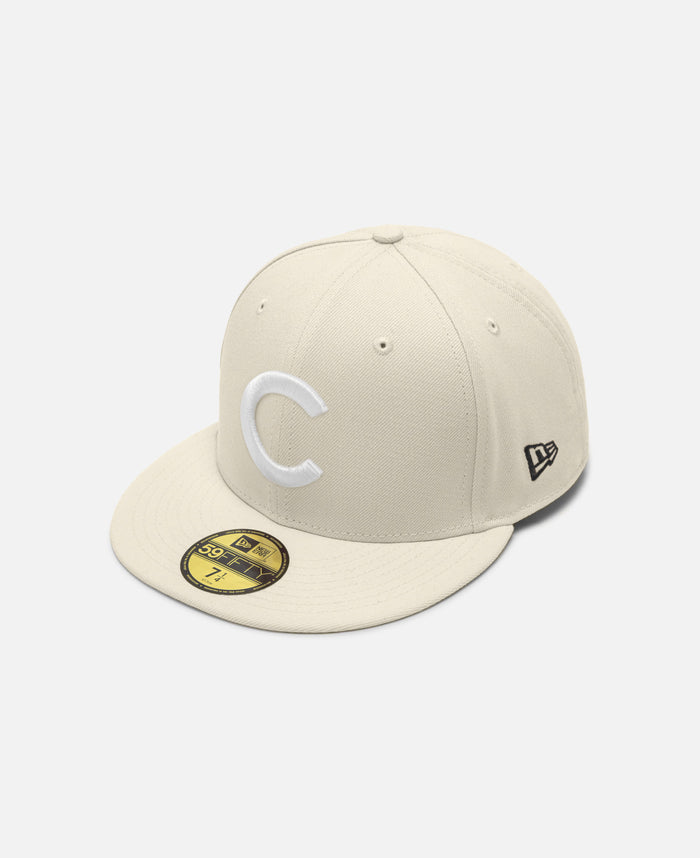 juice Coconut Chicago Cubs Cooperstown Light Cream 59Fifty Cap (Beige)