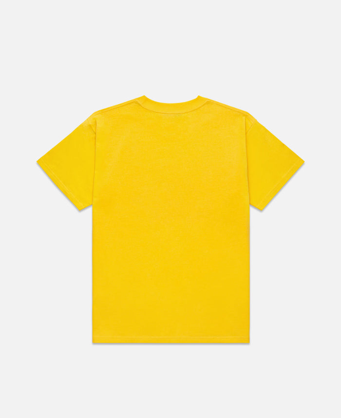 juice Cotton Jersey Oversized Concert T-Shirt (Yellow)