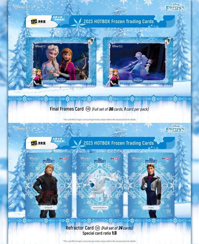Juice Disney 100 Frozen Trading Cards Hot Box (Sealed)