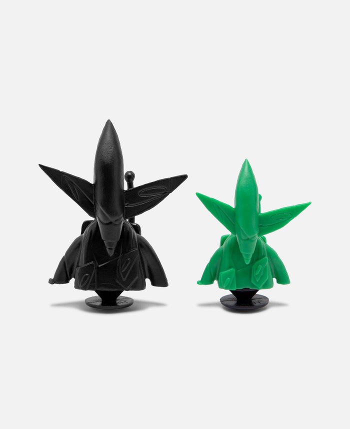 Juice Futura Laboratories Pointman Jibbitz Charms (Black/Green)