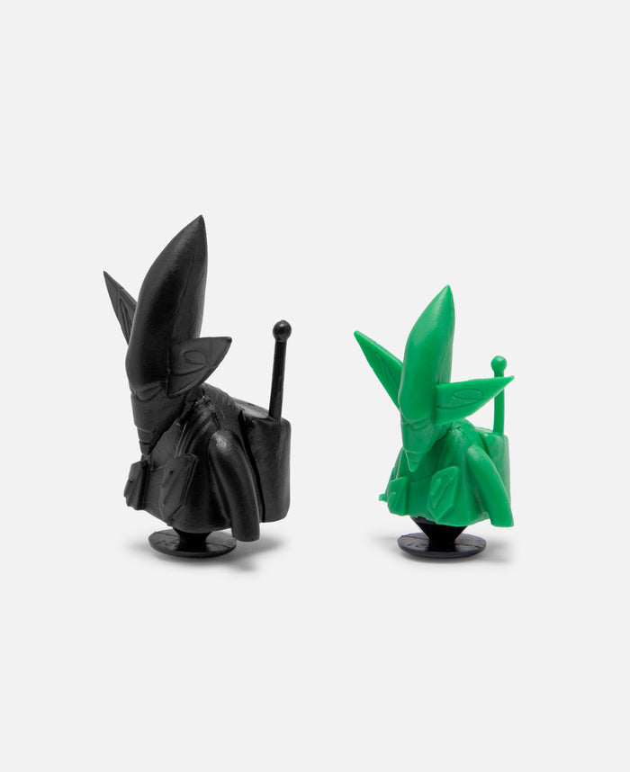 Juice Futura Laboratories Pointman Jibbitz Charms (Black/Green)