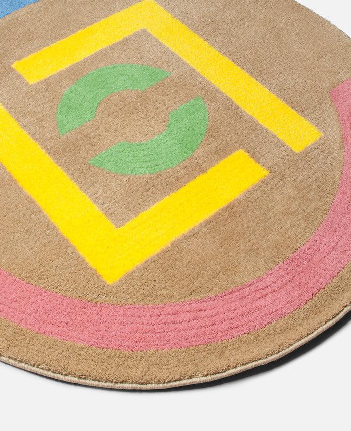 Juice 1300mm CLOT Logo Rug (Tan)