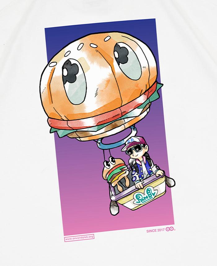 Juice Anime Air Balloon T-Shirt (White)