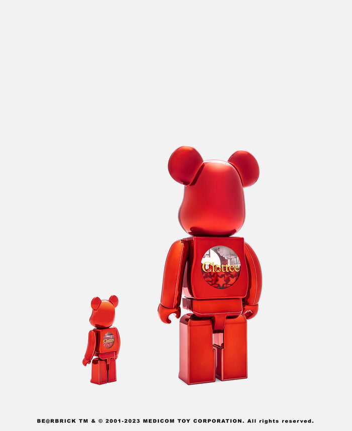 Juice Be Rbrick CLOTTEE X Atmos 100% & 400% Set (Red)
