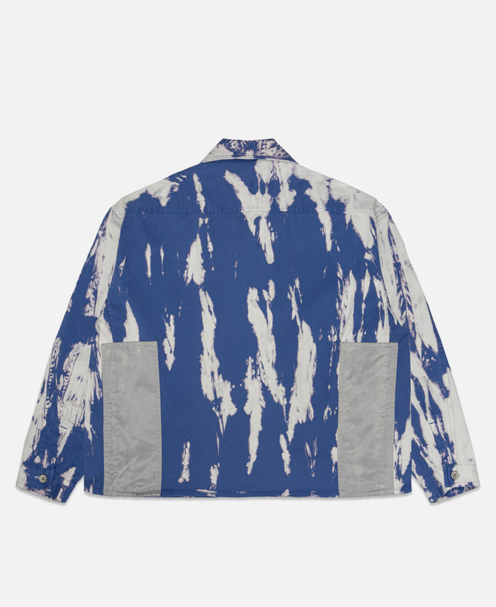 juice Bleached Color Work Jacket (Navy)