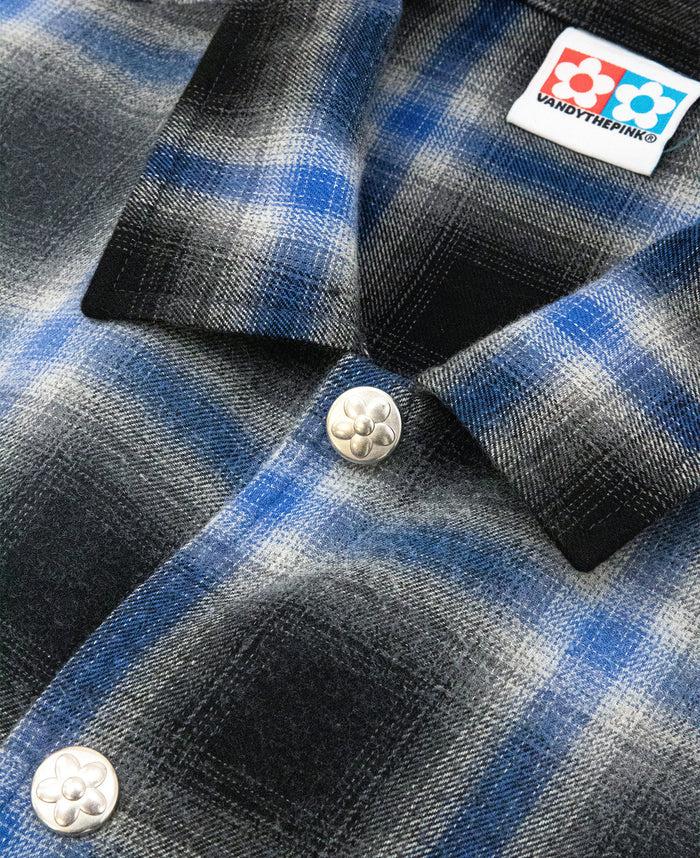 Juice Brushed Flannel Shirt (Blue)