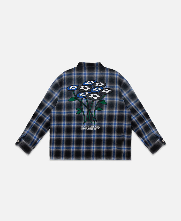 juice Brushed Flannel Shirt (Blue)