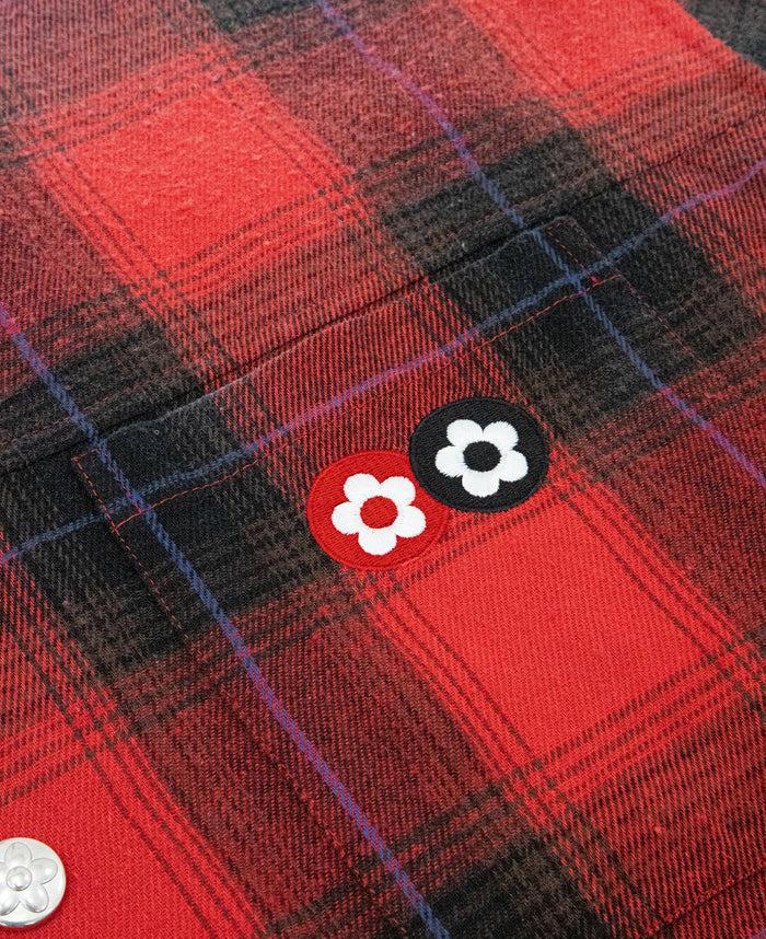 Juice Brushed Flannel Shirt (Red)