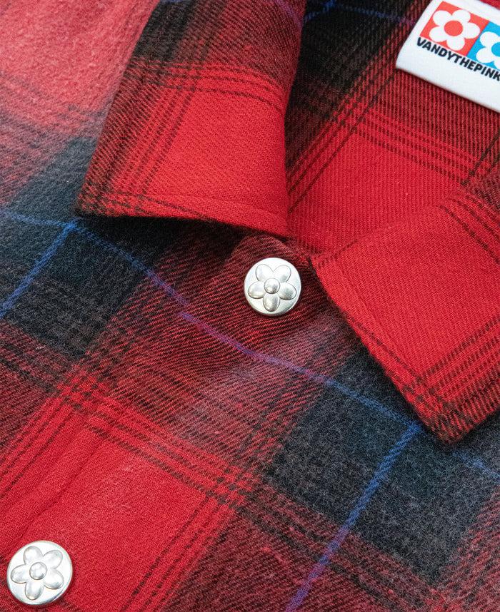 Juice Brushed Flannel Shirt (Red)