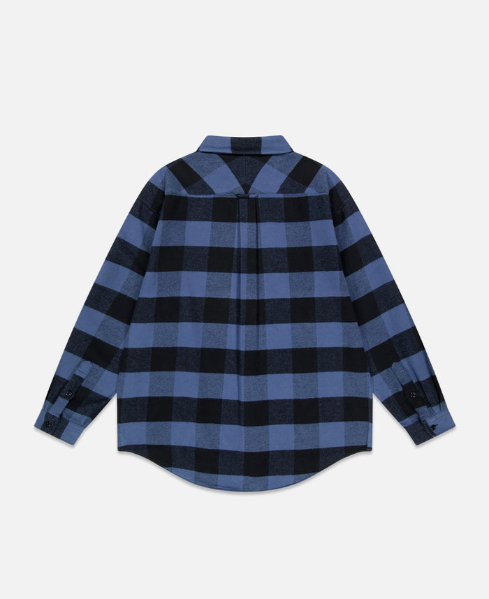 Juice Buffalo Check Shirt (Navy)