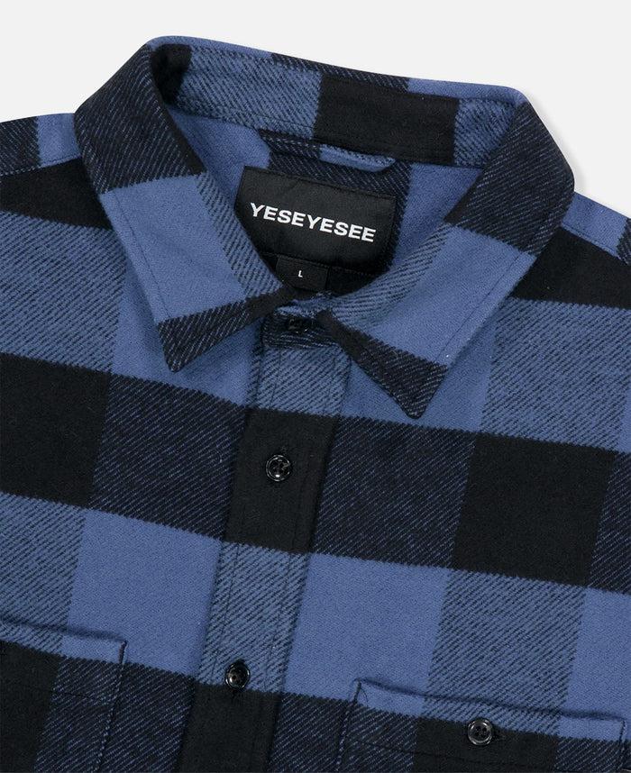 Juice Buffalo Check Shirt (Navy)