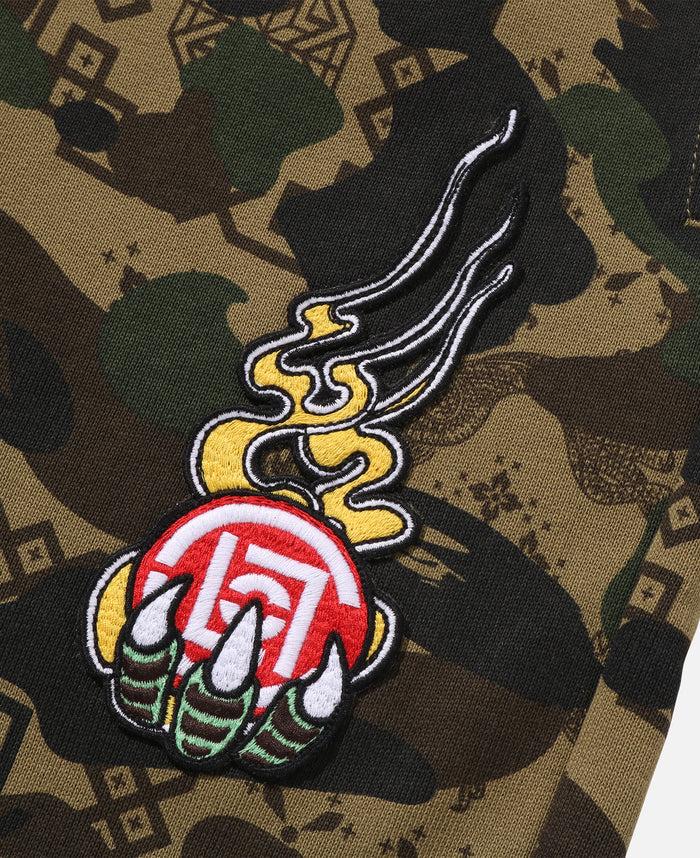 Juice Camo Logo Sweat Pants (Olive)